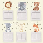 Decorazioni per Parete per Interruttori in Tema Jungle