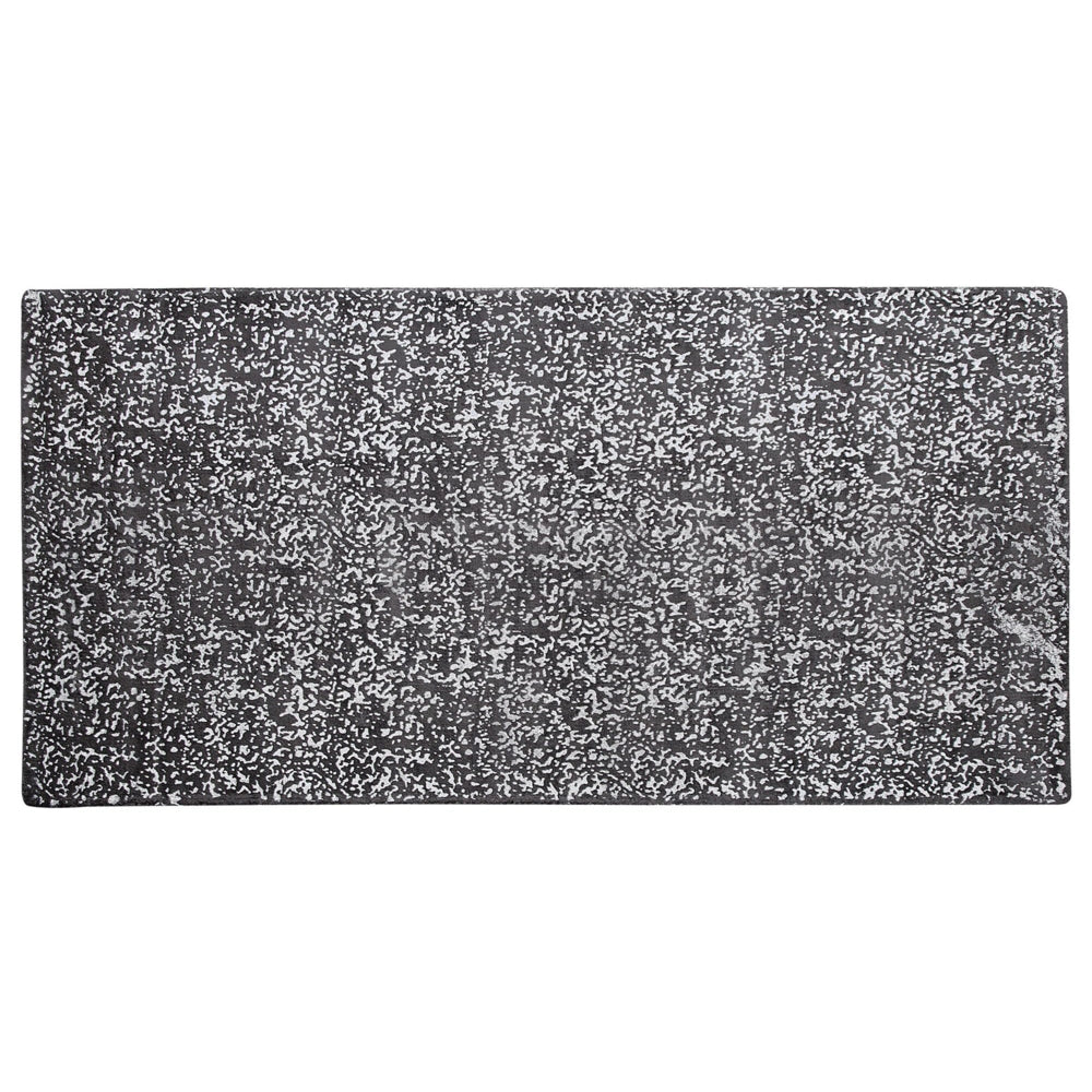 Tappeto da salotto Tappeto da soggiorno in viscosa grigio e argento 80 x 150 cm