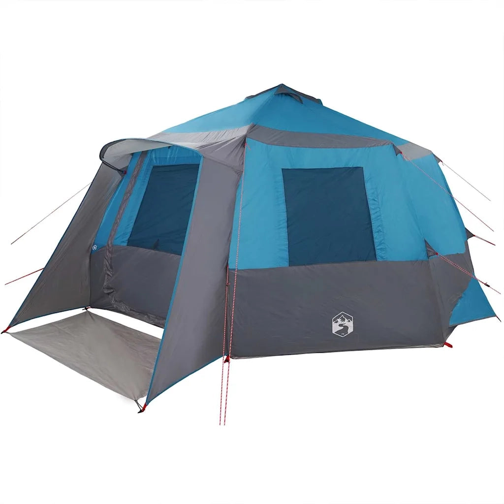 Tenda da campeggio per 12 persone con tetto Blu e Grigio 42004057
