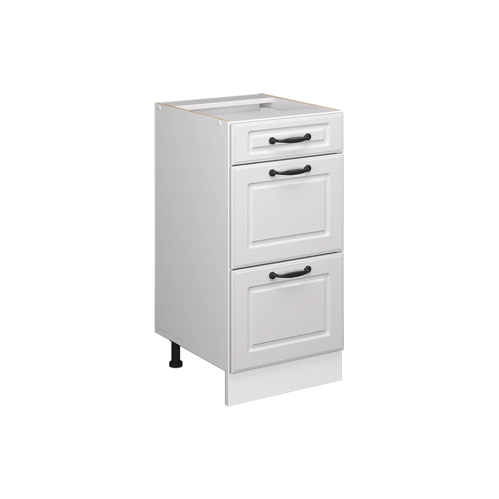 Vicco Frontale cucina Bianco casa di campagna 39.6 x 70.4 cm frontale del mobile per mobile base con cassetti