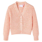 Cardigan da Bambina Lavorato a Maglia Rosa Misto 104cod mxl 108176
