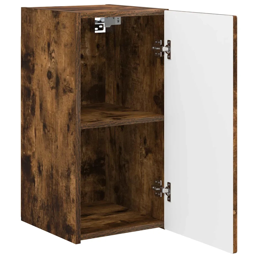 Mobile TV da parete 2 pcs Rovere fumé 30 x 31 x 60 cm 892280