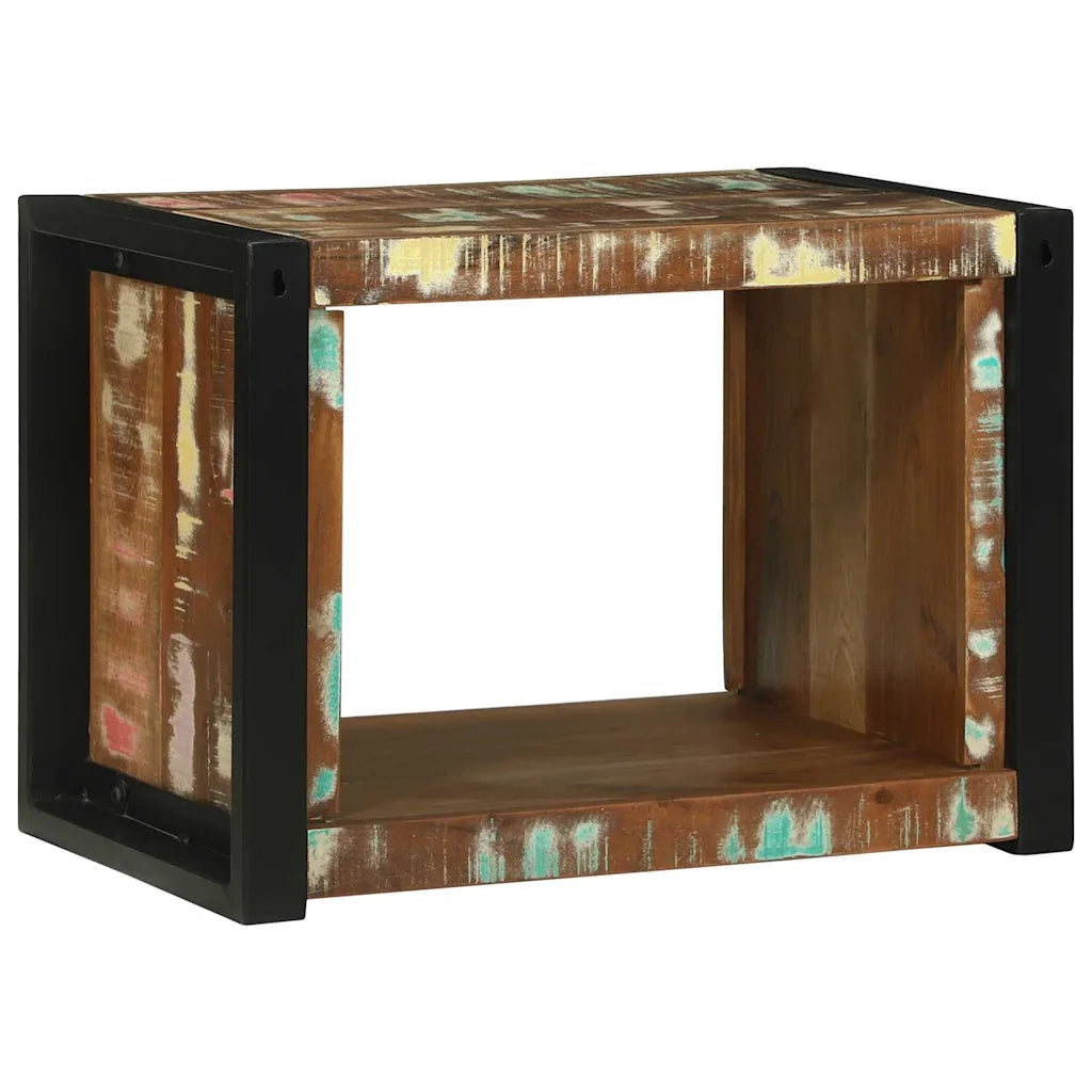 Cubetto da Parete Marrone Legno Recuperato Massello CFW7574386
