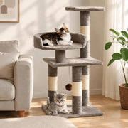 Cat Scratching Post With Sisal Scratching Columns, 65 Cm, Grey