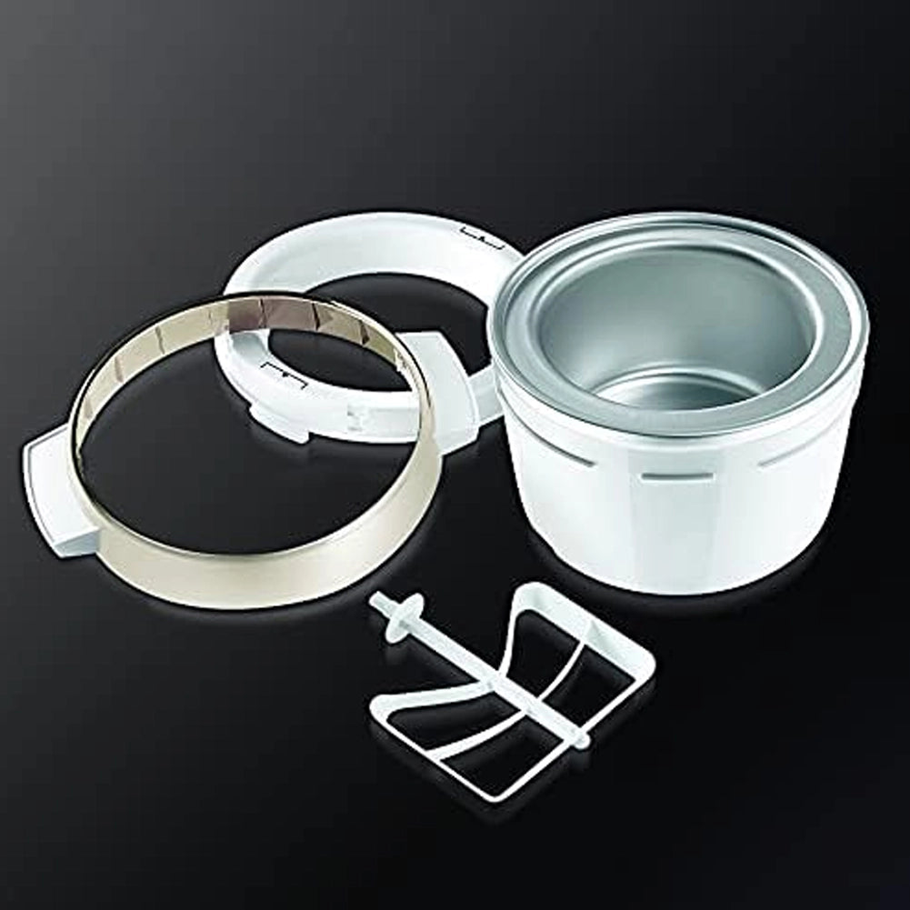 Macchina per Gelato 1.6 Litri Gelatiera con Display e 2 Coperchi 6W Mescolatore