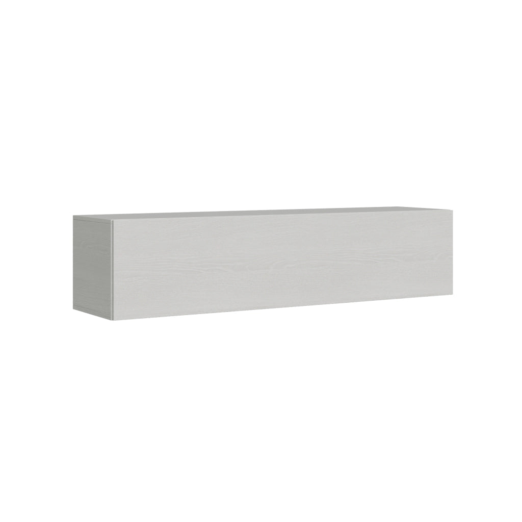 Pensile TV Ribalta con passa cavi L.173,6 H.40 P.39,2 Bianco Frassino