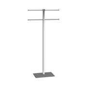 Piantana porta asciugamani gedy ra31 08 rainbow cromo e grigio