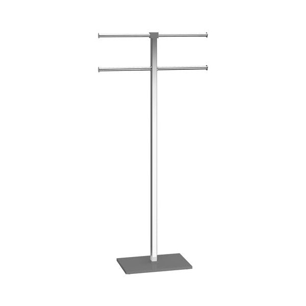 Piantana porta asciugamani gedy ra31 08 rainbow cromo e grigio