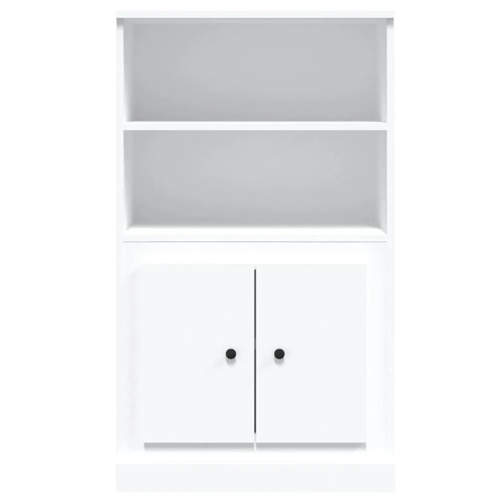 Buffet credenza cassettiera mobiletto mobile contenitore organizer per cucina soggiorno salotto alto 60 x 35,5 x 103,5 cm legno ingegnerizzato bianco 02_0032467
