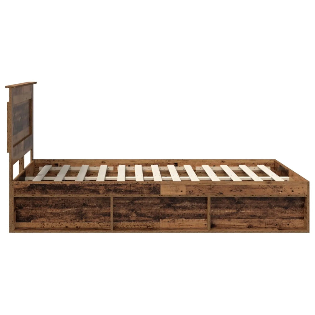 Struttura del letto Legno vecchio 150 x 200 cm Pino massello 3410078