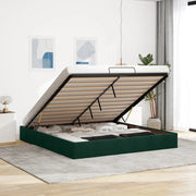 Struttura Letto Pouf senza Materasso 160x200 cm in Velluto