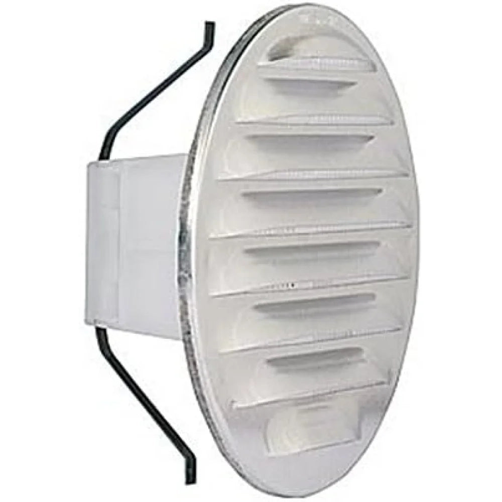 Griglia in alluminio d.130 mm c n molla e rete vecamco 9699-806-