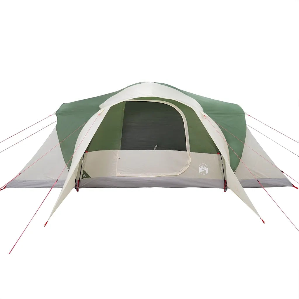 vidaXL Tenda da Campeggio a Cupola per 6 Persone Verde Impermeabile