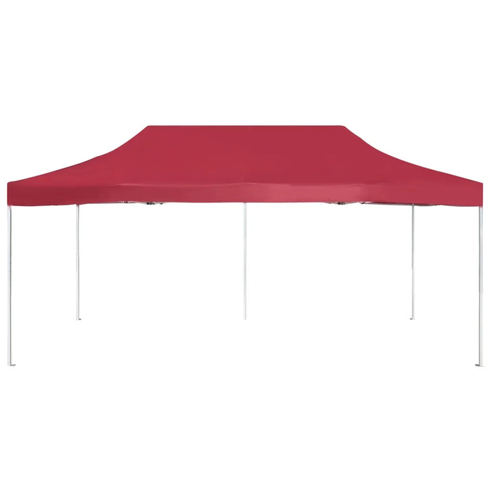 Gazebo Professionale Pieghevole in Alluminio 6x3 m Rosso Vino 45504