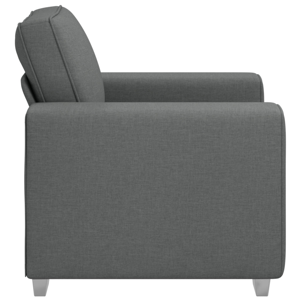 Poltrona  Grigio Scuro 59 cm in Tessuto