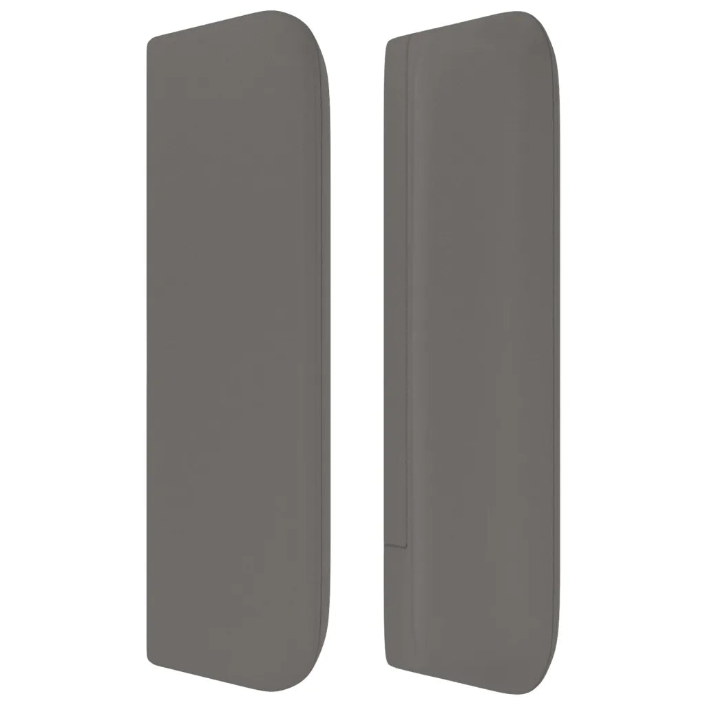 Testiera ad Orecchio Grigio 83x16x78/88 cm in Similpelle 3118564
