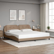 Giroletto senza Materasso Zadar Cappuccino 200x200 cm in Similpelle 3208209