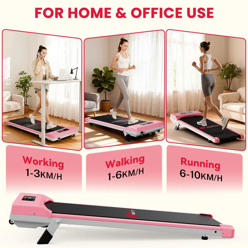 TAPIS ROULANT WALKING PAD PER CASA TAPIS ROULANT SOTTO SCRIVANIA CON DISPLAY LED ROSA