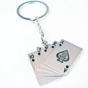 Trade Shop - 12 Portachiavi Porta Chiave Bomboniere Segnaposto Con Carte Da Gioco Poker Royal -