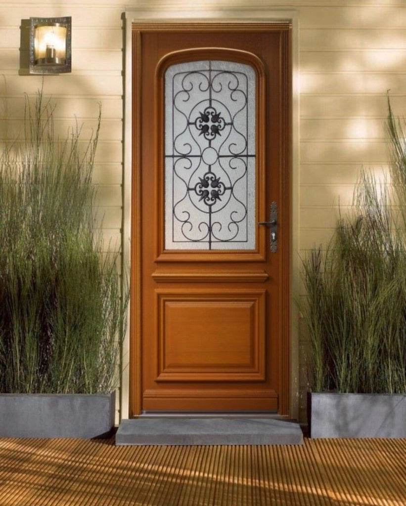 Porta d'ingresso in legno 'Adele' 215X90 a sinistra a spinta (dimensioni tabella) senza maniglia