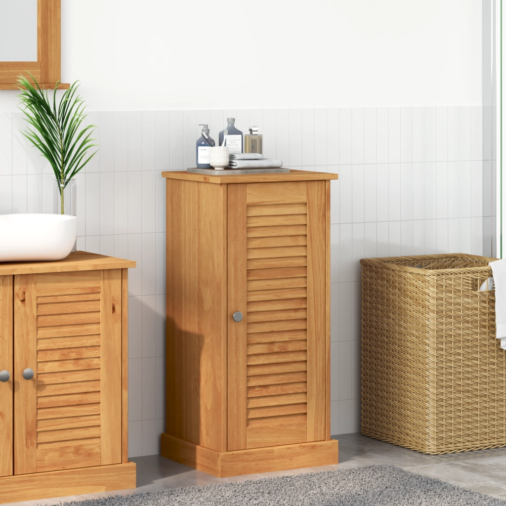 Mobile da bagno "VIGO" 37x34x80 cm Legno massello di pino