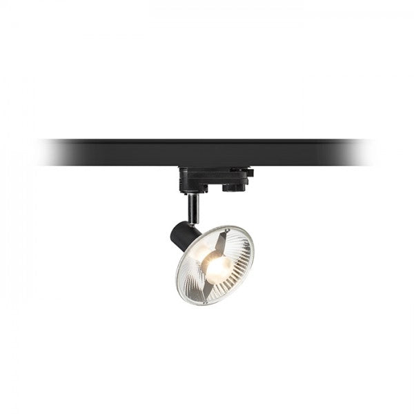 Faretto TRICA per binario trifase Nero 230V GU10 50W