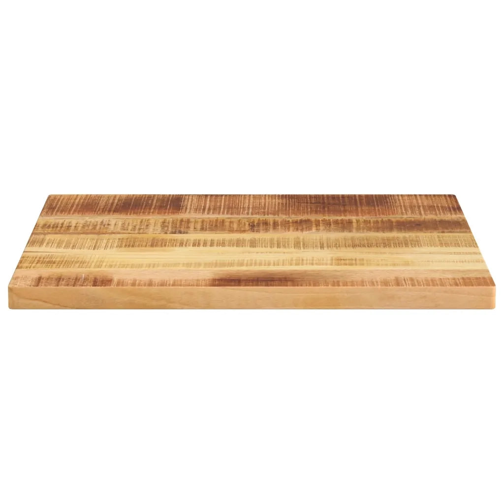 Piano per Tavolo 60x50x2,5cm Rettangolare Legno di Mango Grezzo 371316