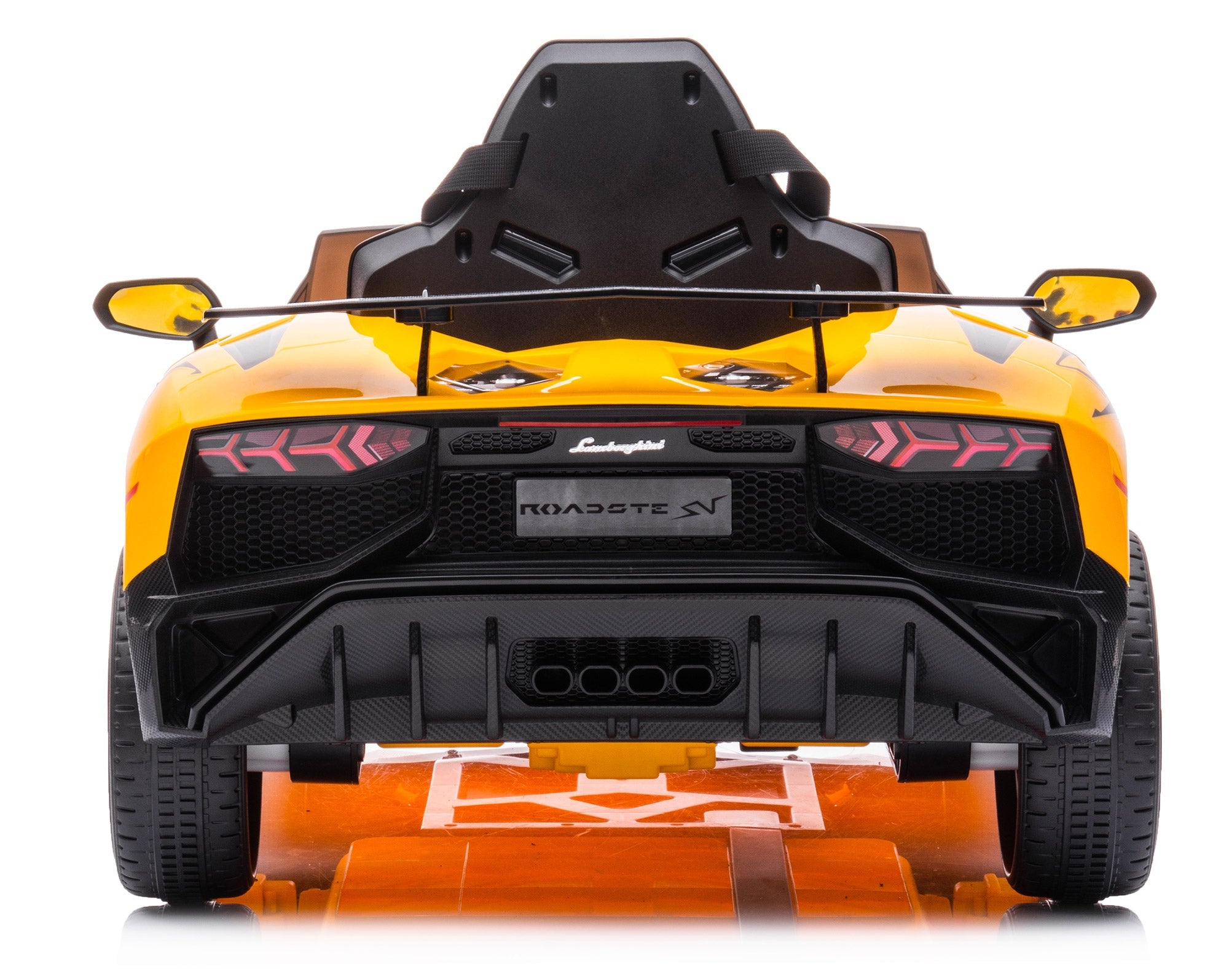 Macchina Elettrica per Bambini 12V con Licenza Lamborghini Aventador Gialla