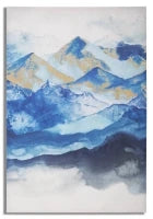 Stampa Dipinta Mountain cm 80X3X120