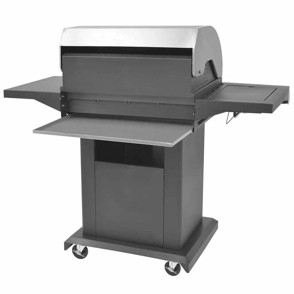 vidaXL Griglia Barbecue a Gas Argento Acciaio inossidabile