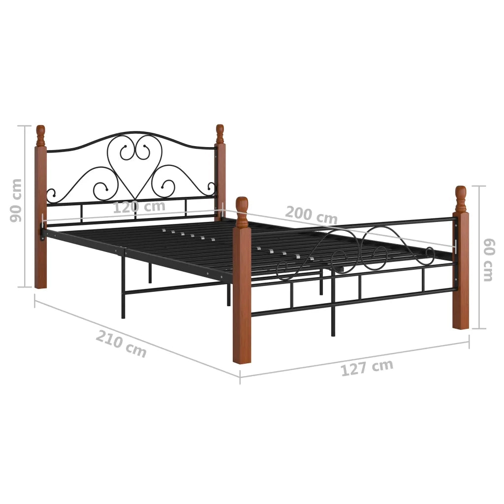 Giroletto Nero in Metallo 120x200 cm  cod mxl 58430