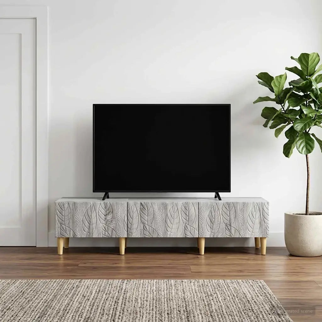 Mobile TV 147 x 34,5 x 30 cm Sonoma grigio Legno ingegnerizzato 895171