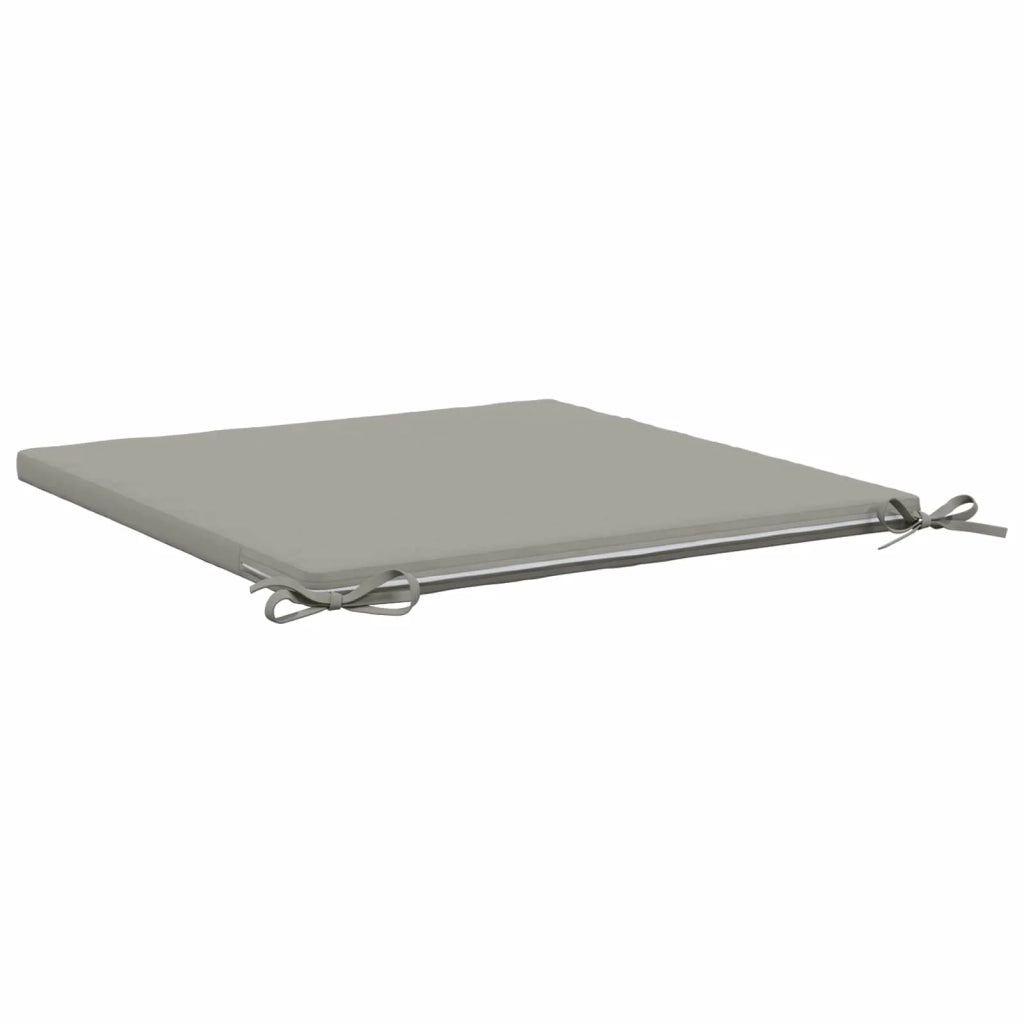 Cuscini per Sedia in 4 Pezzi SOEST 4 pz 100% Poliestere Grigio 944798