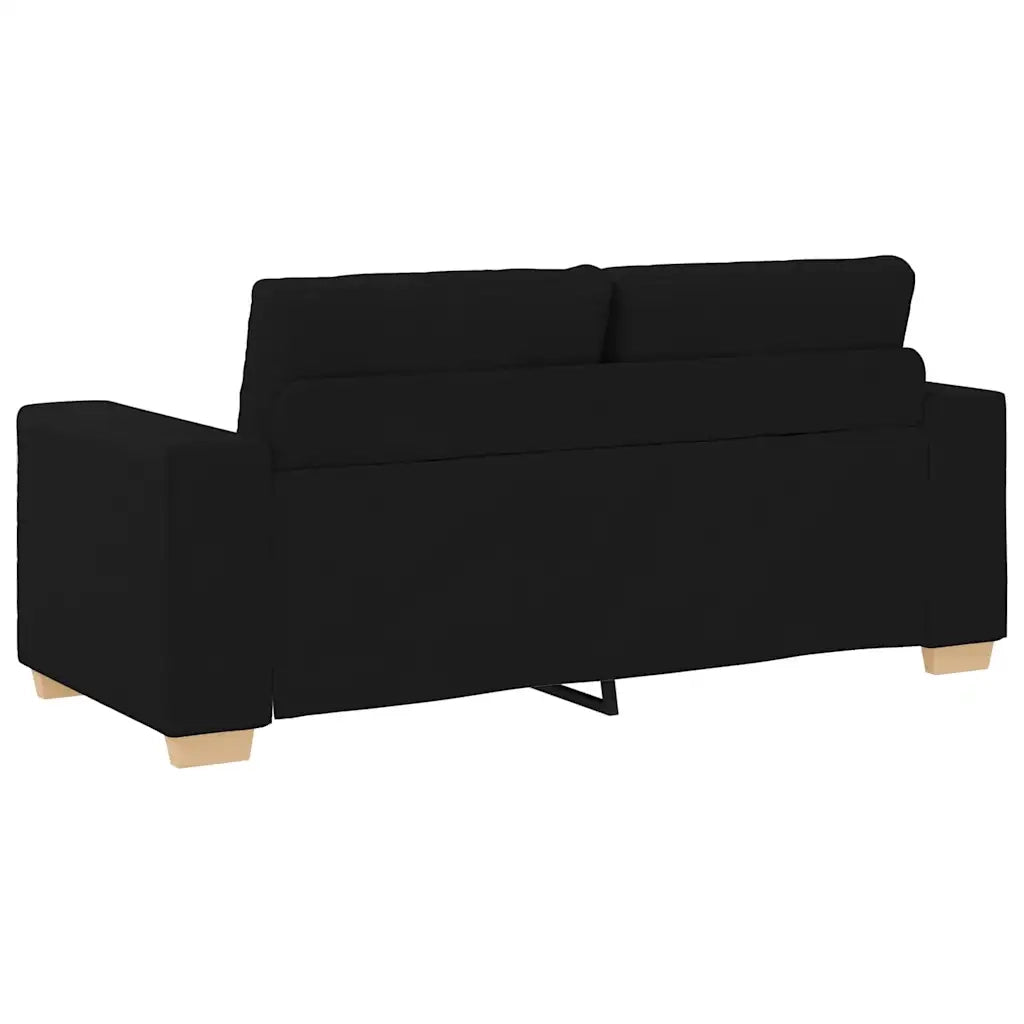 Divano Divanetto Nero 180x77x82 cm in Tessuto 4105080