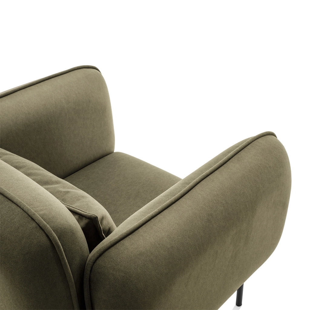 Poltrona VELOUR verde scuro