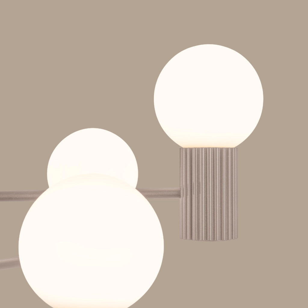 Lampadario HALO 6 taupe