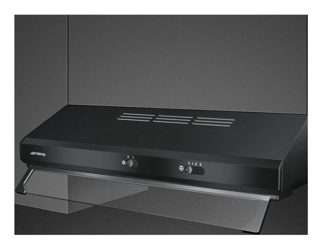 Smeg KSEC61NE3 cappa aspirante Incassato Nero 315 m³/h C