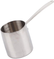 Piatto per la preparazione del latte 700ml - Riscaldatore di burro - Induzione - Acciaio inossidabile - Piatto multifunzionale - Marcature di scala precise