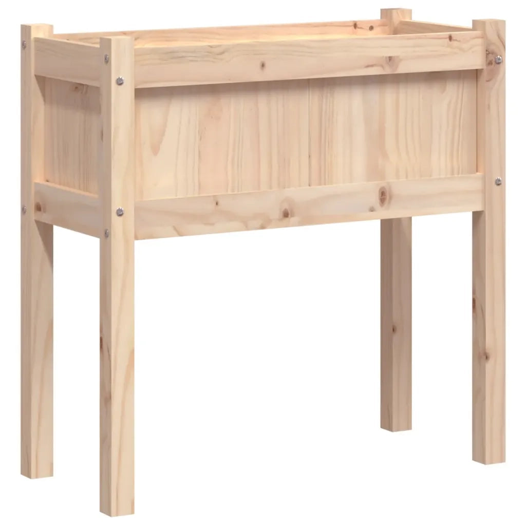 Fioriera da Giardino con Gambe 70x31x70 cm Legno Massello Pino 837554