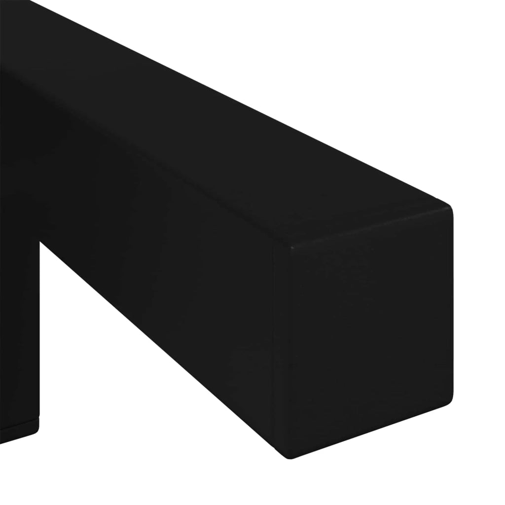 Piedi in piedi 2 pz Nero 57 x 57 x 100 mm Ferro CFW1850069