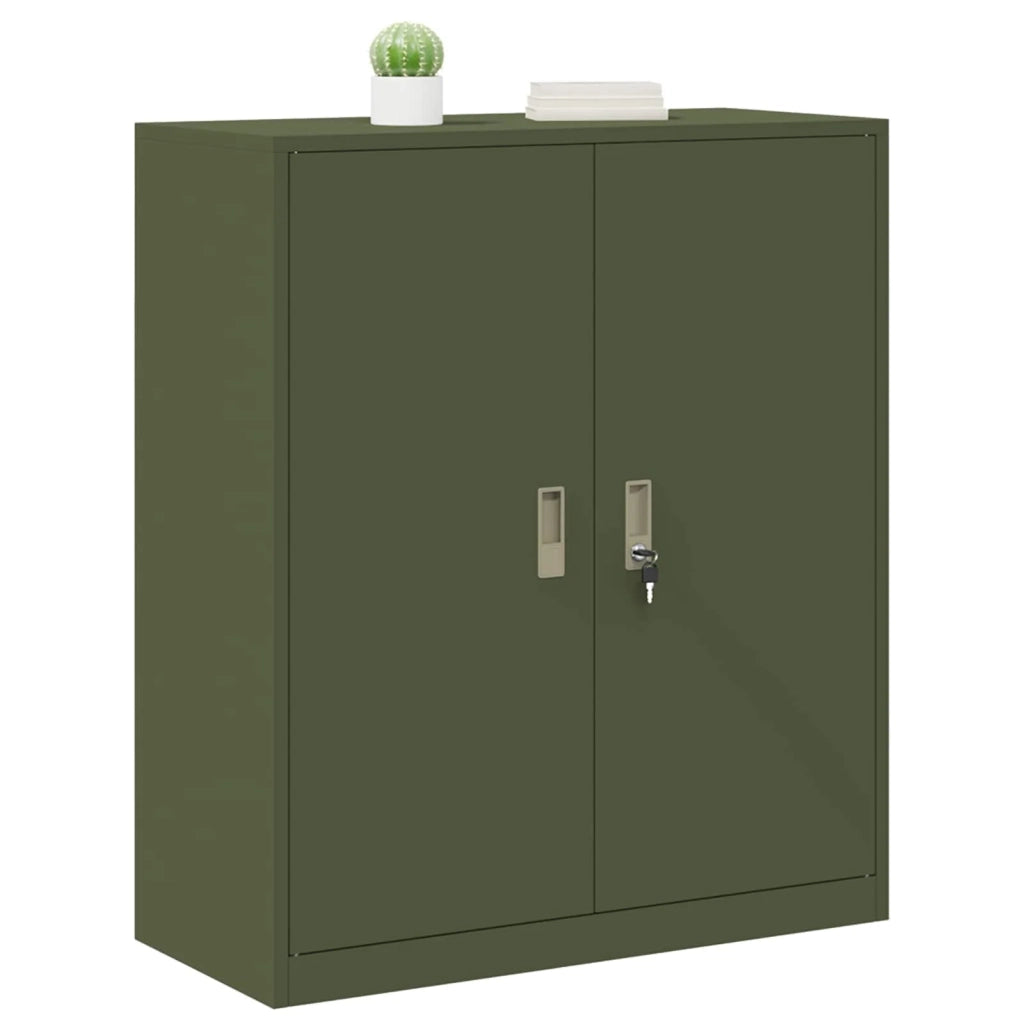 Armadio Verde oliva 90 x 40 x 105 cm Acciaio 891650
