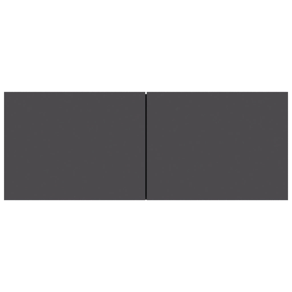 | Mobile TV | Grigio 80 x 30 x 30 cm Legno multistrato 801474