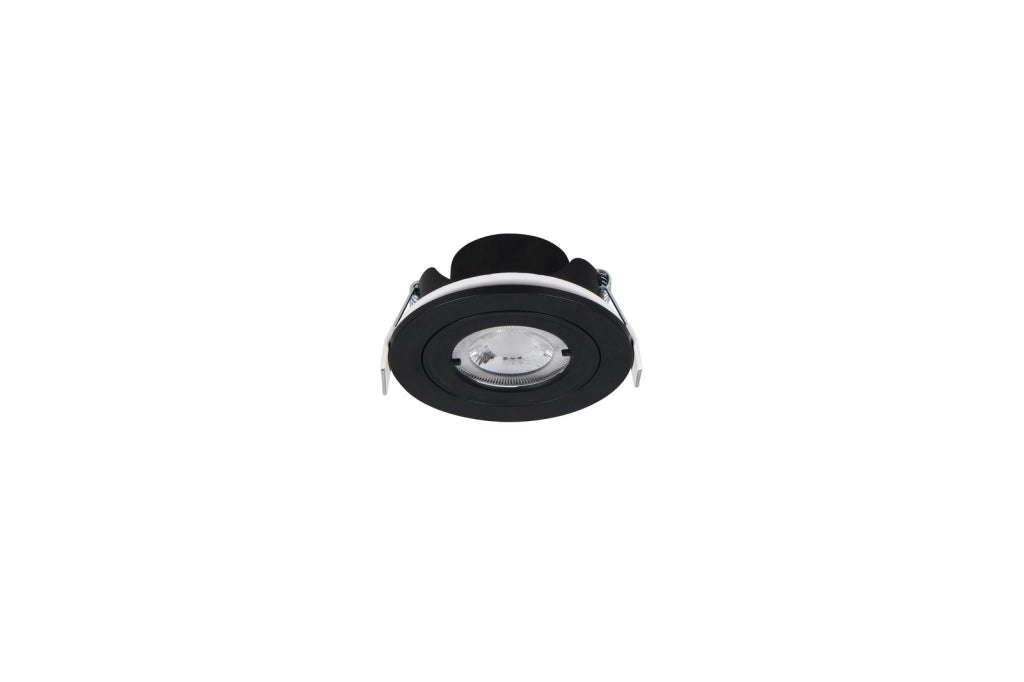 Faretto da incasso LED 6,5W LAMONT Trio tondo nero IP65