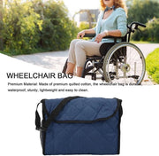 Borsa per sedia a rotelle - Impermeabile - Grande capacità - Accessori per sedia a rotelle - Borsa di trasporto - Materiale duraturo - Borsa per sedia a rotelle con ruota