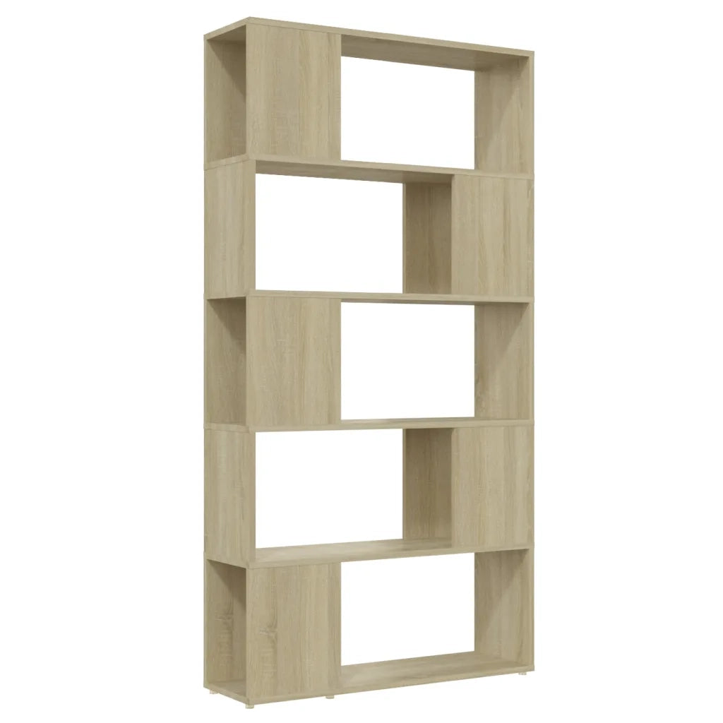 Libreria Divisorio Rovere Sonoma 80x24x155 cm in Truciolato 809146
