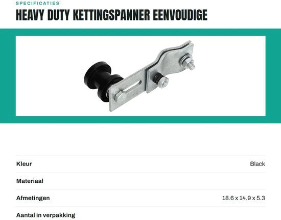 Kit di guida catena di alta qualità - Kit di guida catena a rulli - Materiale resistente - Installazione semplice - Resistente agli urti - Guida catena ottimale - Guida catena