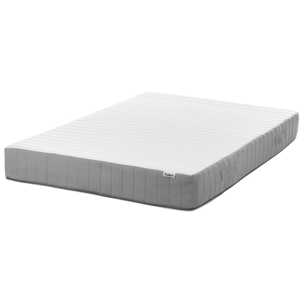 Materasso a molle insacchettate 120 x 200 cm con maniglie imbottitura in schiuma viscoelastica alta rigidità sfoderabile 7 zone trapuntatura design moderno