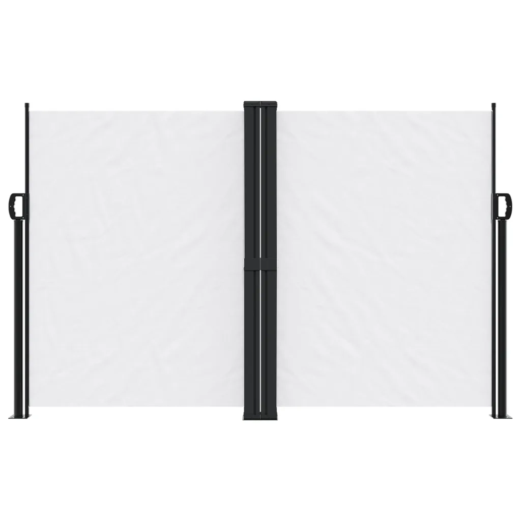 Tenda da Sole Laterale Retrattile-Tenda parasole per balcone per giardino Bianco 160x600 cm 368960