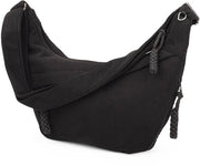 Borsa da Spalla per Donne - Tela Corduroy - 3 Comparti con Cerniera - Cinturino Regolabile - Borsa da Braccio - Materiale Sostenibile - 37x31 cm - Borsa da Spalla da Trasportare