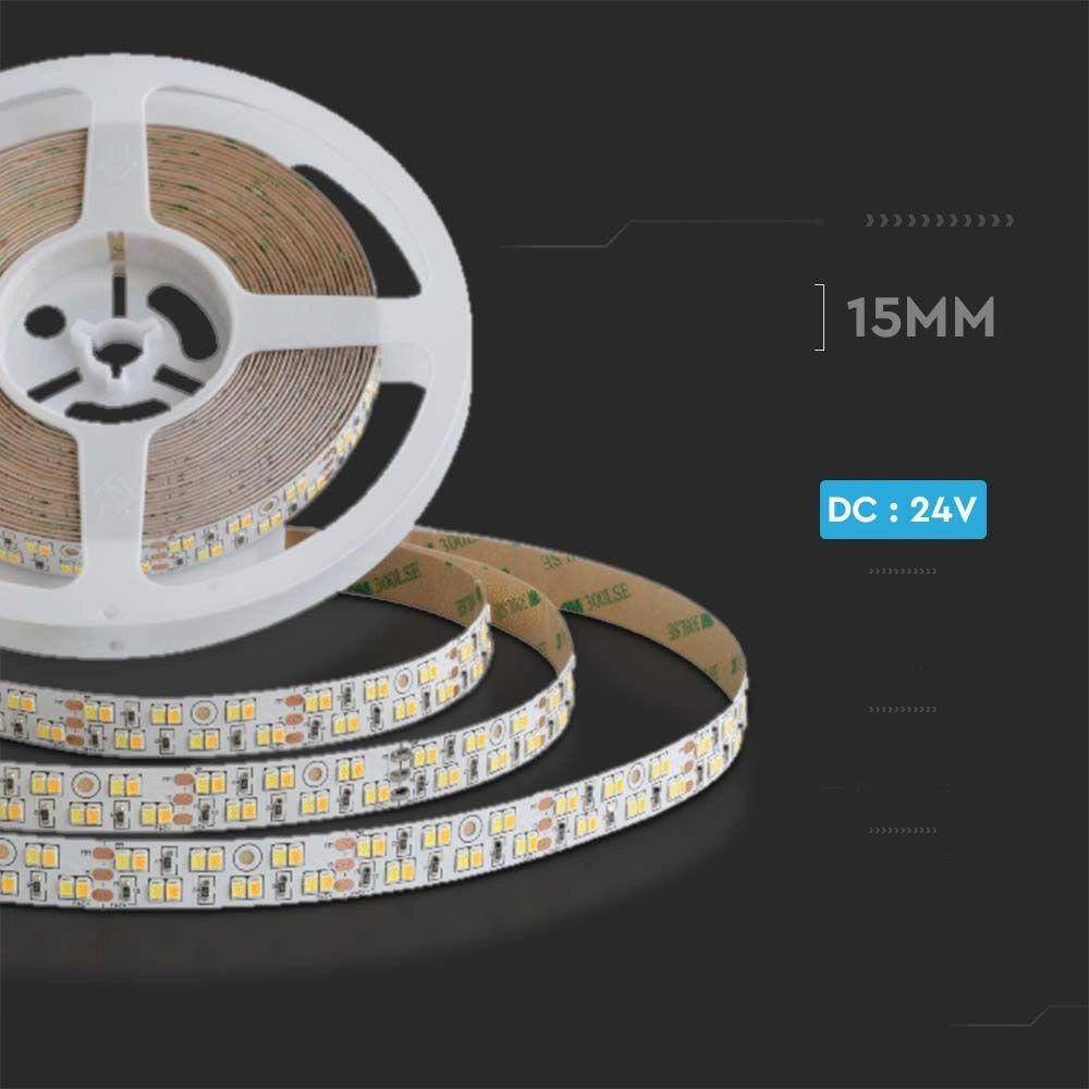 V-TAC Striscia LED CCT 24V 21W/m 240LED/m 5m 2700-6500K